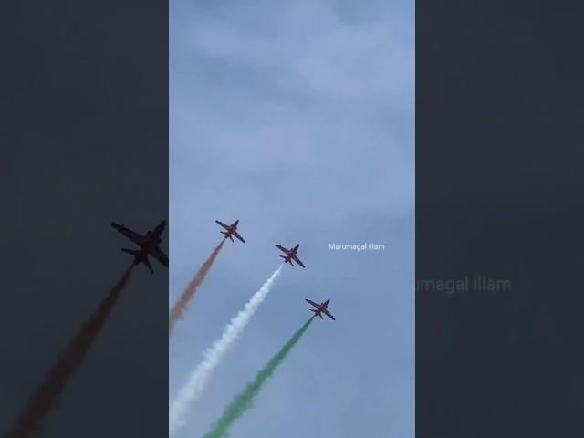 INDIAN #proud to be a audience at AIRSHOW @chennai 2024