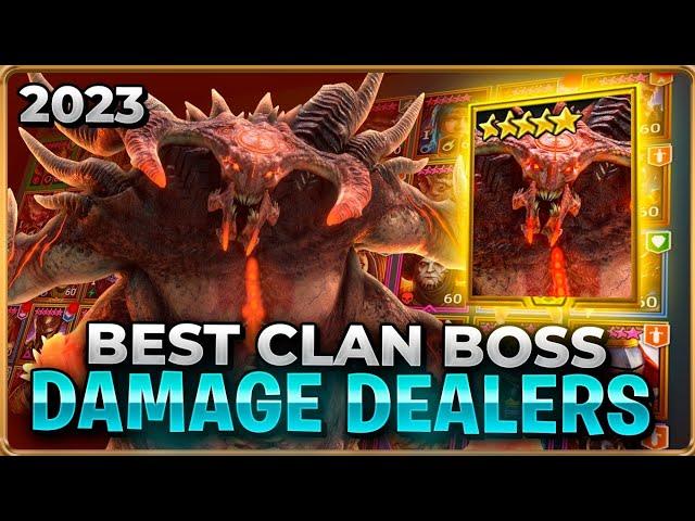 HUGE DAMAGE! Top 5 Clan Boss Damage Dealers In Each Rarity! Raid Shadow Legends