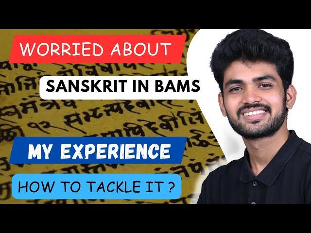 How to tackle Sanskrit in BAMS| 1st year BAMS? | My Experience #bams #ayurveda #sanskrit