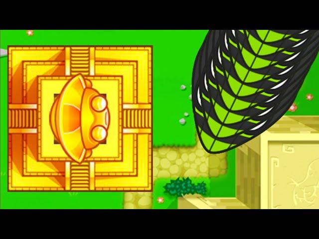 this temple strategy in boosty bananza can defend INFINITE ZOMGS... (Bloons TD Battles)
