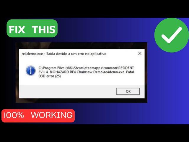 How to Fix Fatal D3D Error in Resident Evil 4