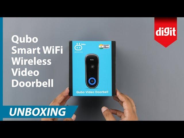 Qubo Smart WiFi Wireless Video Doorbell Unboxing