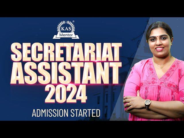 Secretariat Assistant 2024 - KAS Mentor