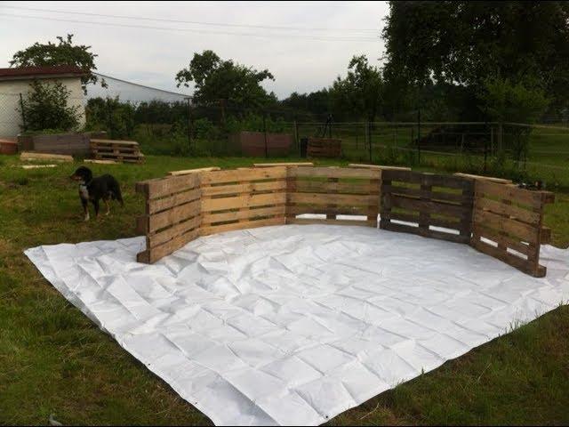 This Backyard Swimming Pool Made Out Of Pallets Will Make Your Neighbors So jealous