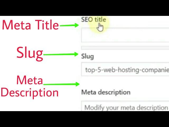 How To Add Meta Description And Meta Title To WordPress Post ?