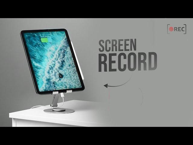 How to Take Screen Record in iPad (tutorial)