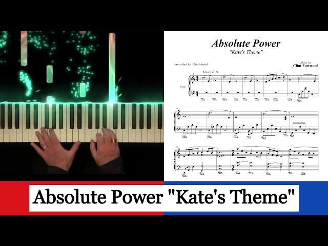 Absolute Power - Kate's Theme - Clint Eastwood (piano solo)