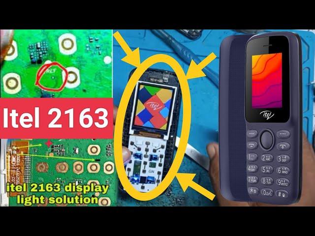 Itel Keypad Phone Display Light Jumper itel LCD Light Solution//itel 2163 display light solution