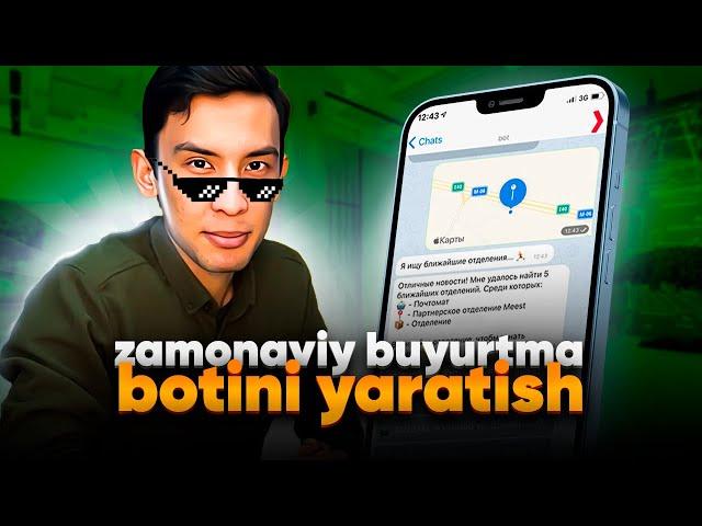 Eng zamonaviy buyurtma botini yaratish | Ecommerce bot "Robosell"