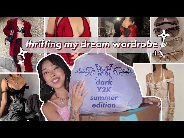 Thrifting My Summer Pinterest Wardrobe!  try-on haul + come thrift w me