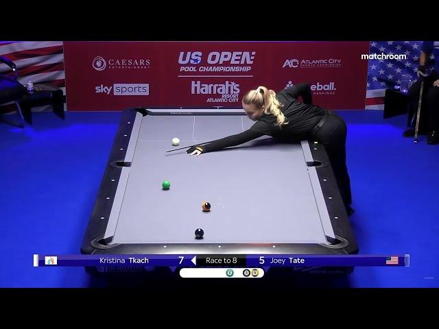 Kristina Tkach Is On FIRE | 2022 US Open Pool Championship