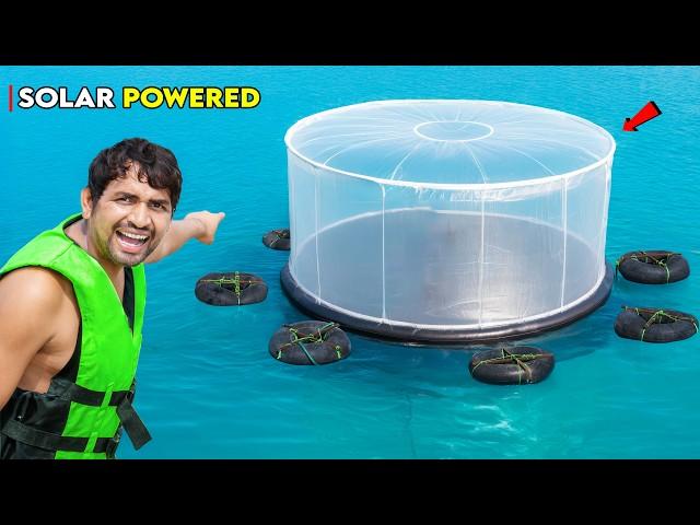 We Made Biggest Solar Water Purifier | 100% Working Model...पूरे तालाब का पानी साफ़ करेगा