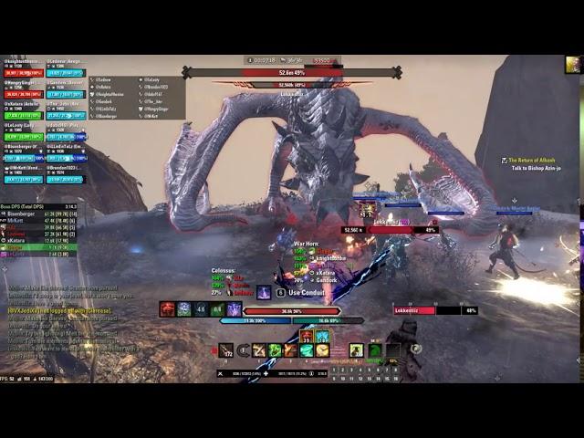 ESO vSS Godslayer Warden Tank POV