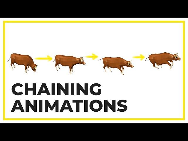 How To Chain A Model Animations In Three.js