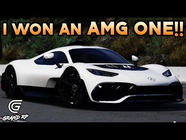 I WON AN AMG PROJECT ONE IN GTA 5 RP!! | Grand RP