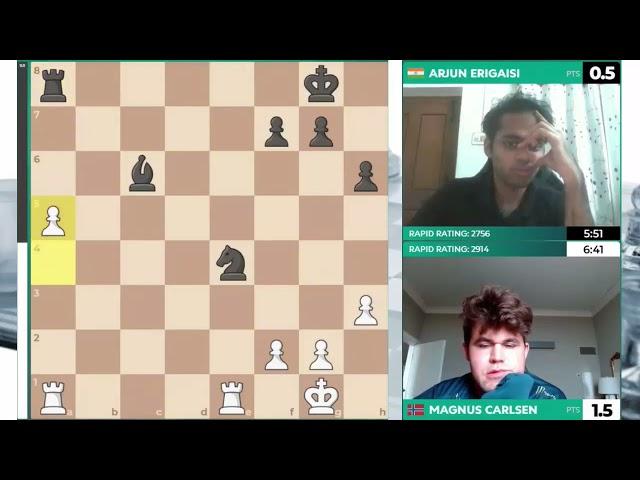 BISHOP VS ROOK!! Magnus Carlsen vs Arjun Erigaisi || Chessable Masters 2025 - G3