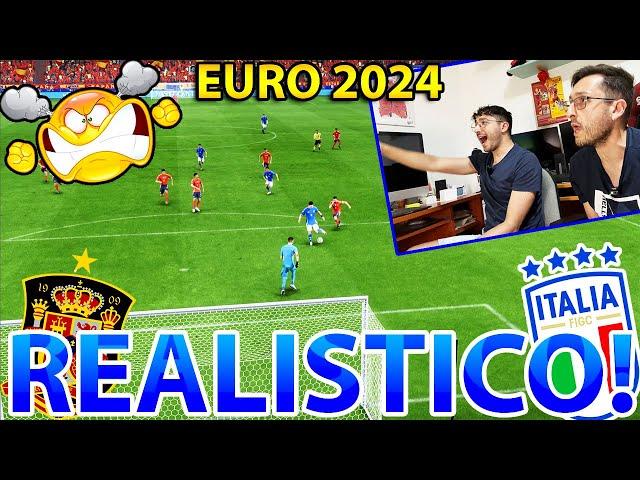  È SUCCESSO... SPAGNA-ITALIA | EURO 2024 REALISTICO | Ea Fc 24 - GABBOMAN VS FABIO