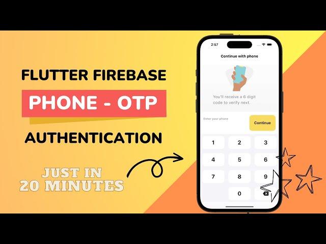 Boost App Security: Firebase Phone Number OTP in Flutter | Flutter Firebase 2024