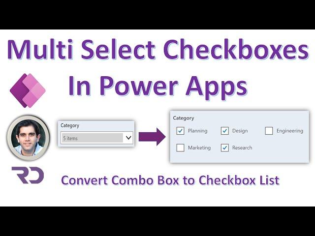 Multi Select Checkbox in Power Apps