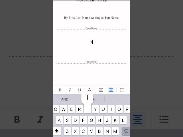 Create a Table of Contents in Google Docs on Your Phone #shorts