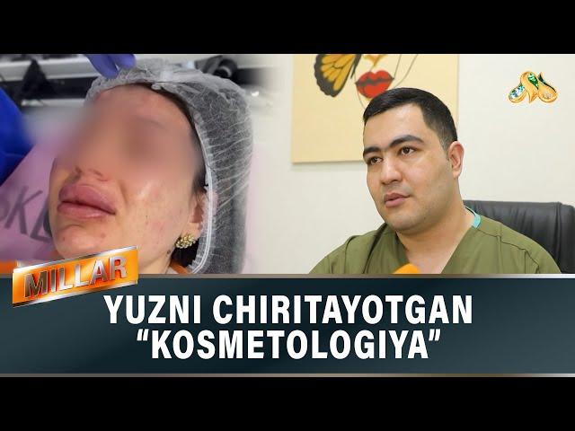 Yuzni chiritayotgan kosmetologiya  "MILLAR"