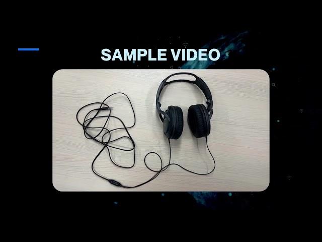 Headphones with voice recorder 3.5MM Jack