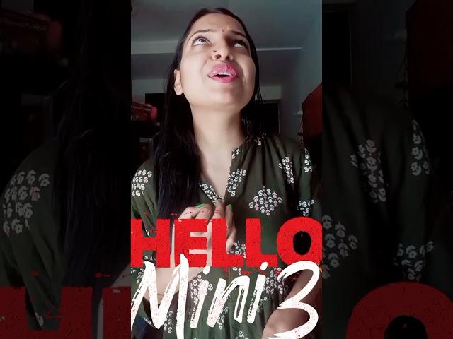 Hello mini 3 | Anuja Joshi | mx player | web series | dailogue | 2021