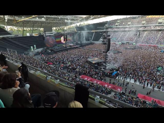 A Head Full Of Dreams - Coldplay live in Leipzig (AHFOD Tour 2017 june 14.) GoPro5Hero