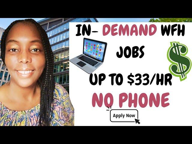 4 Work from Home Jobs in Demand Jobs 2024