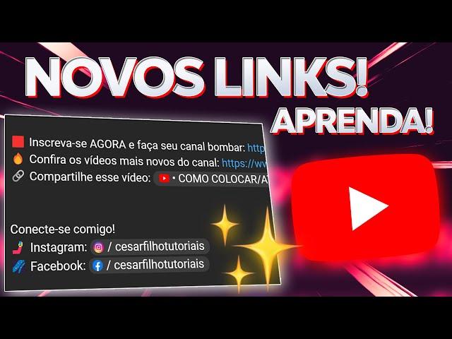 Como Colocar Links Externos na Descrição dos Vídeos do Youtube (Vídeo Atualizado 2024)