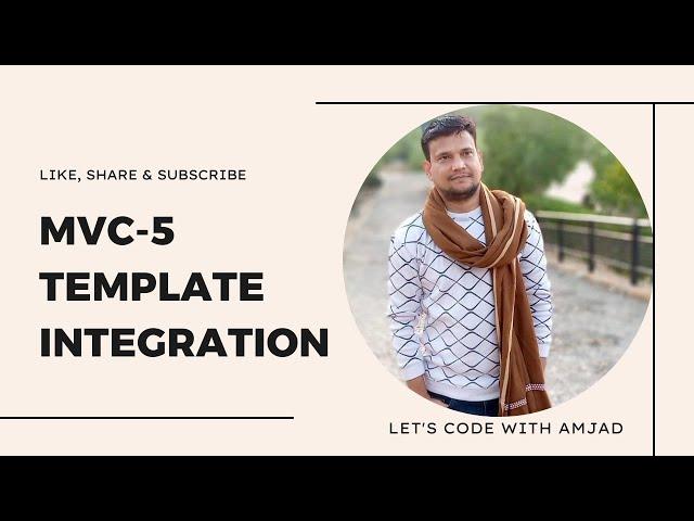 How to add Template into MVC Project | Template Integration ASP.Net MVC | HTML Template Integration