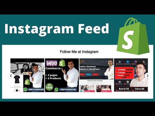 How to add Instagram Feed to Shopify || Show Instagram Feed on Shopify Home Page