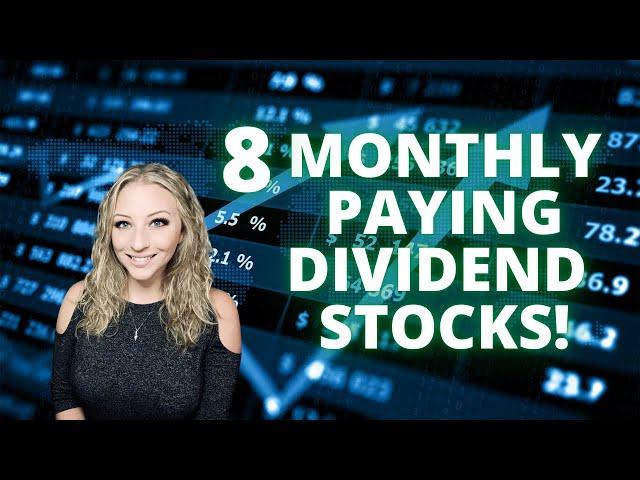 8 Dividend Stocks to Buy Now!? Monthly Passive Income to Grow Your Portfolio!