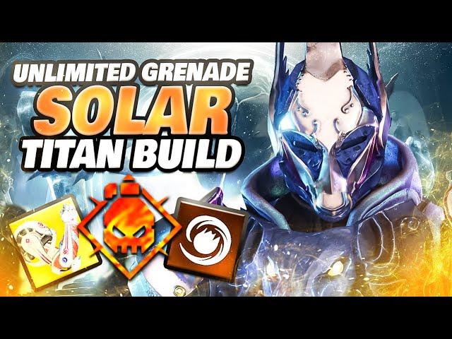 NEW UNLIMITED SOLAR GRENADE TITAN BUILD! IN-DEPTH ENDGAME TITAN BUILD THAT DESTROYS PvE! - Destiny 2