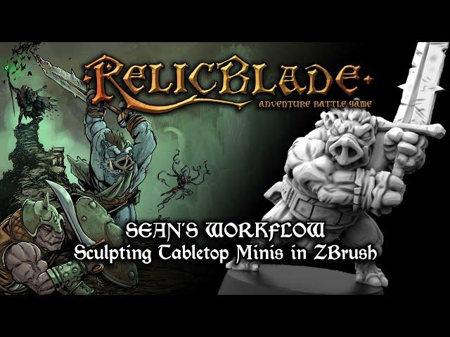 Easy Workflow for Sculpting Tabletop Miniatures in ZBrush. VOLUME, FORM & DETAIL.