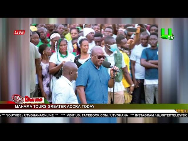 Mahama tours Greater Accra on November 9