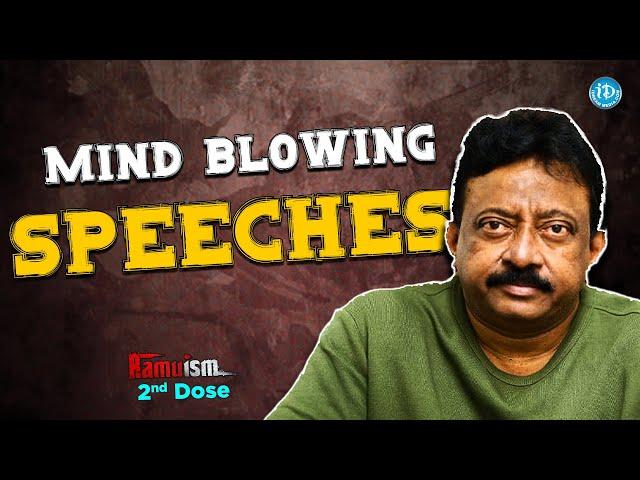 RGV Mind Blowing Speeches | RGV | Ram Gopal Varma | Ramuism