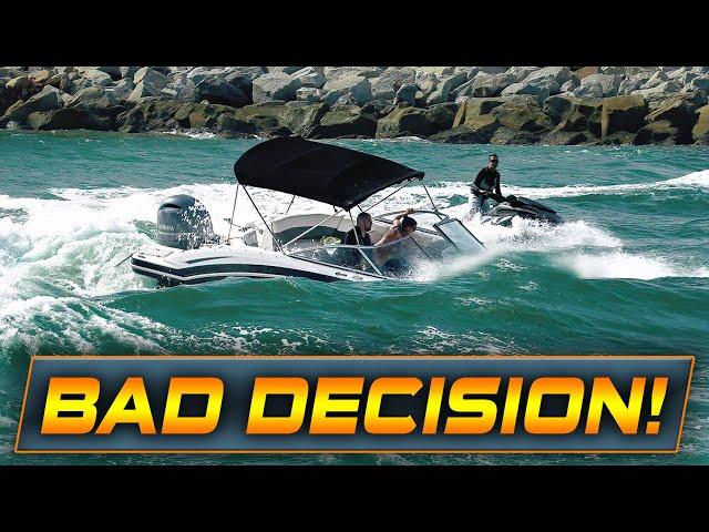 BOAT HEADING INTO DANGEROUS WAVES! | Boats vs Haulover Inlet