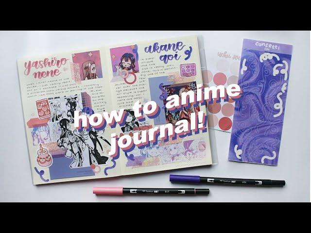 how to anime journal