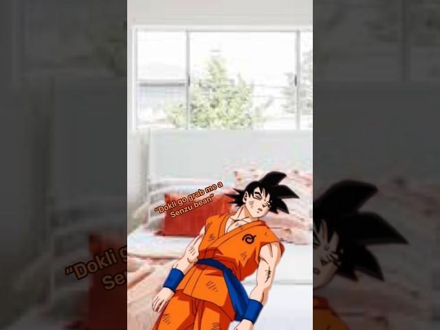 GOKU EATS THE WRONG SENZU BEAN #itsdokli #anime #shorts #dbz #goku #dbzkakarot #piccolo #gohan