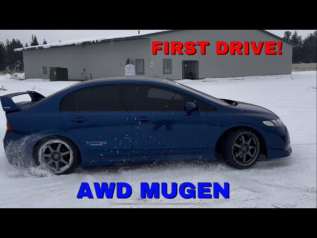 2008 Mugen Civic Si AWD Build: FIRST DRIVE!!