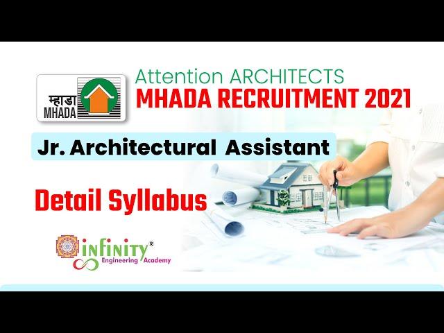 MHADA Recruitment 2021 | MHADA Architecture Assistant Syllabus | MHADA Architecture