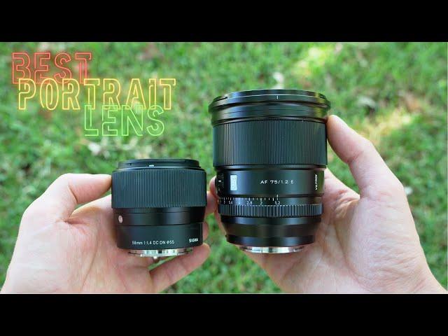 Best APSC Portrait Lenses: Sigma 56mm vs Viltrox 75mm