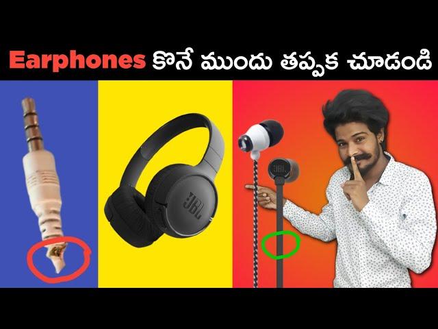 Earphones / Headphones Buying Guide in Telugu | Don't Buy Earphones Before Watching This Video 2021