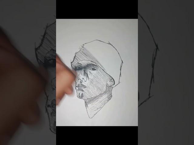 @Wisdom Arts_2922 NOT A AFRAID DRAW EMINEM #music #drawing #art