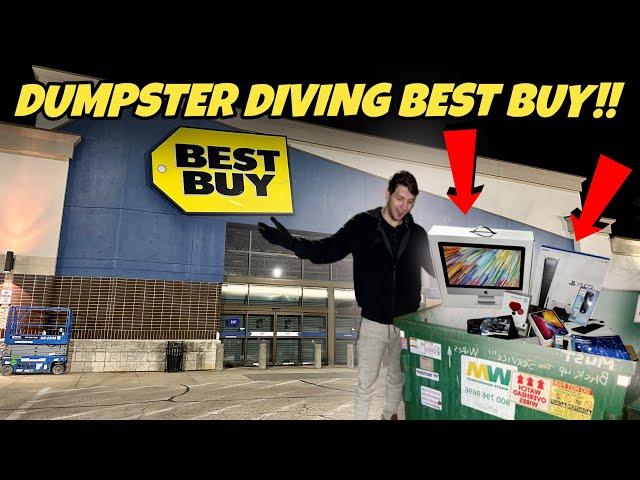 BEST BUY’S MANAGER FORGOT TO LOCK THEIR DUMPSTER!!