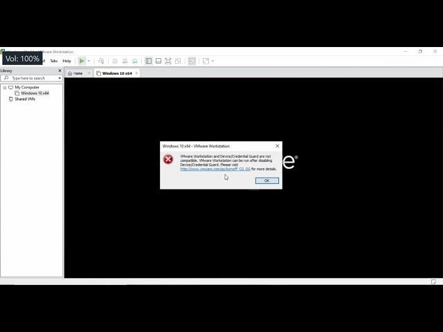 [FIXED] - VMware Workstation and Device/Credential Guard are not compatible .