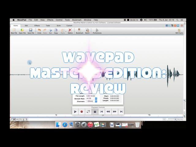 WavePad Master's Edition Audio Editor: Review