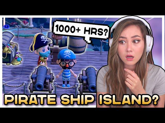 ‍️ PIRATE SHIP IN ANIMAL CROSSING? 1000+ Hour & 5-Star ACNH Island Tour!