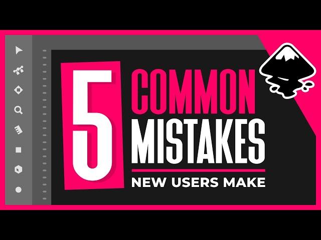 5 Common Mistakes Inkscape Users Make